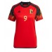 Günstige Belgien Romelu Lukaku #9 Heim Fussballtrikot Damen WM 2022 Kurzarm